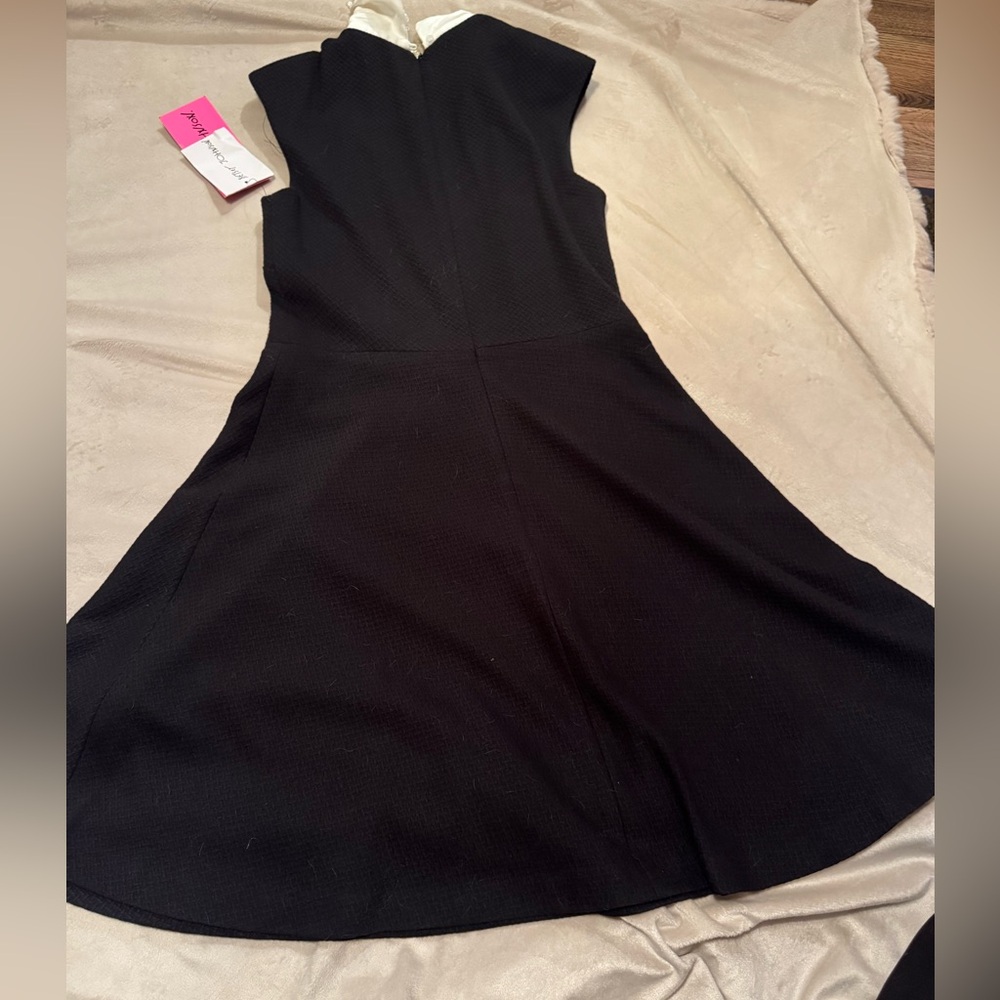 Betsey Johnson Black Breakfast at Tiffany’s Dress with Pearl Collar, size 8 - Picture 10 of 10